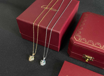 ¡®AuraJewelry¡¯Panthère de Cartier Pavé‑Diamond Necklace