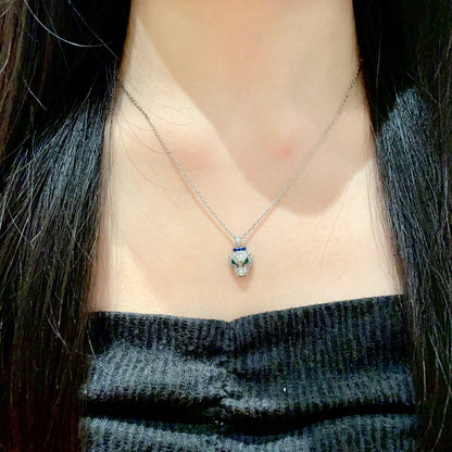 ¡®AuraJewelry¡¯Panthère de Cartier Pavé‑Diamond Necklace