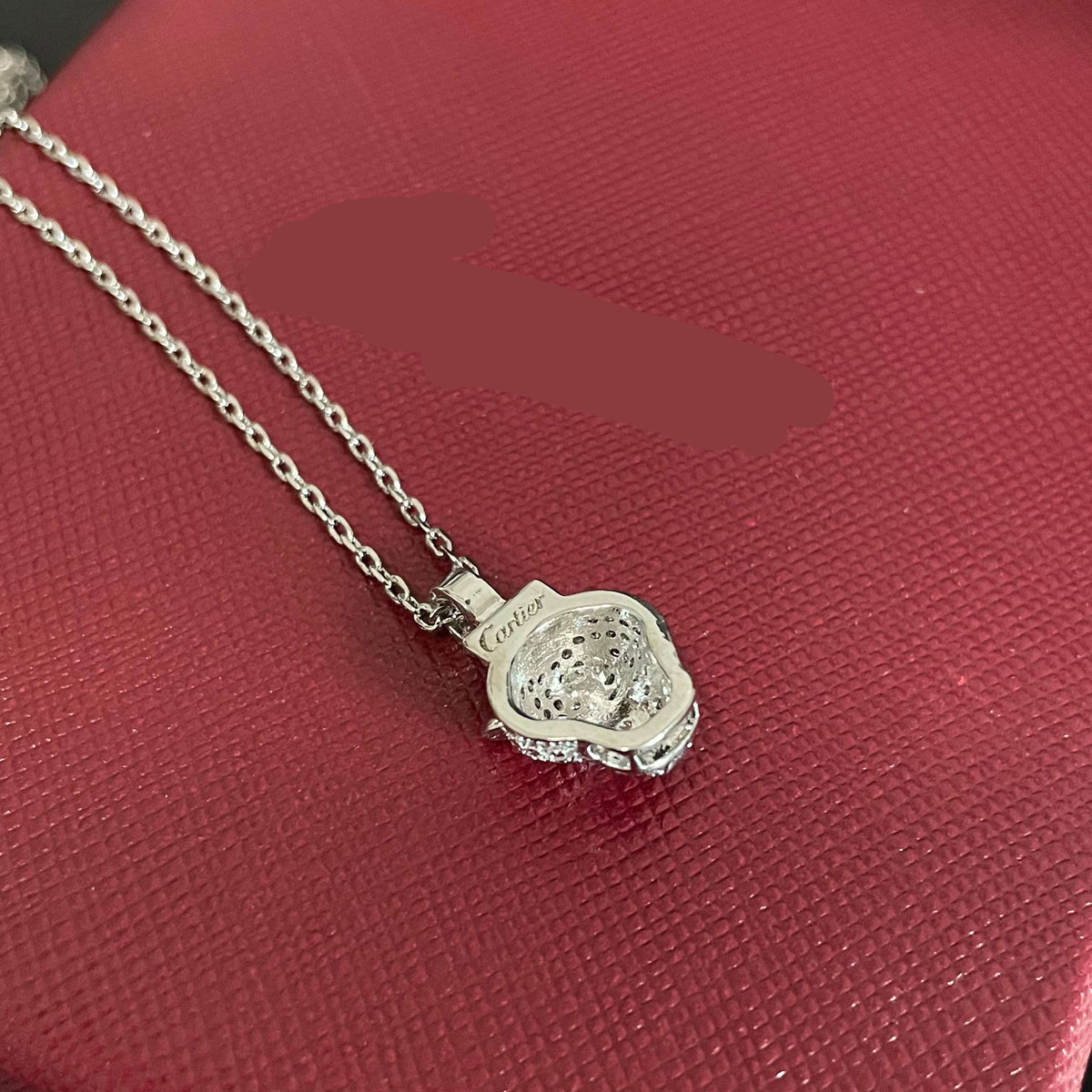 ¡®AuraJewelry¡¯Panthère de Cartier Pavé‑Diamond Necklace