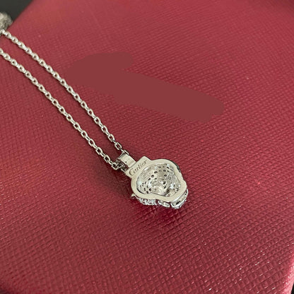¡®AuraJewelry¡¯Panthère de Cartier Pavé‑Diamond Necklace