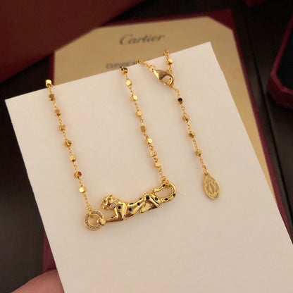 ¡®AuraJewelry¡¯Reclining Panther Necklace