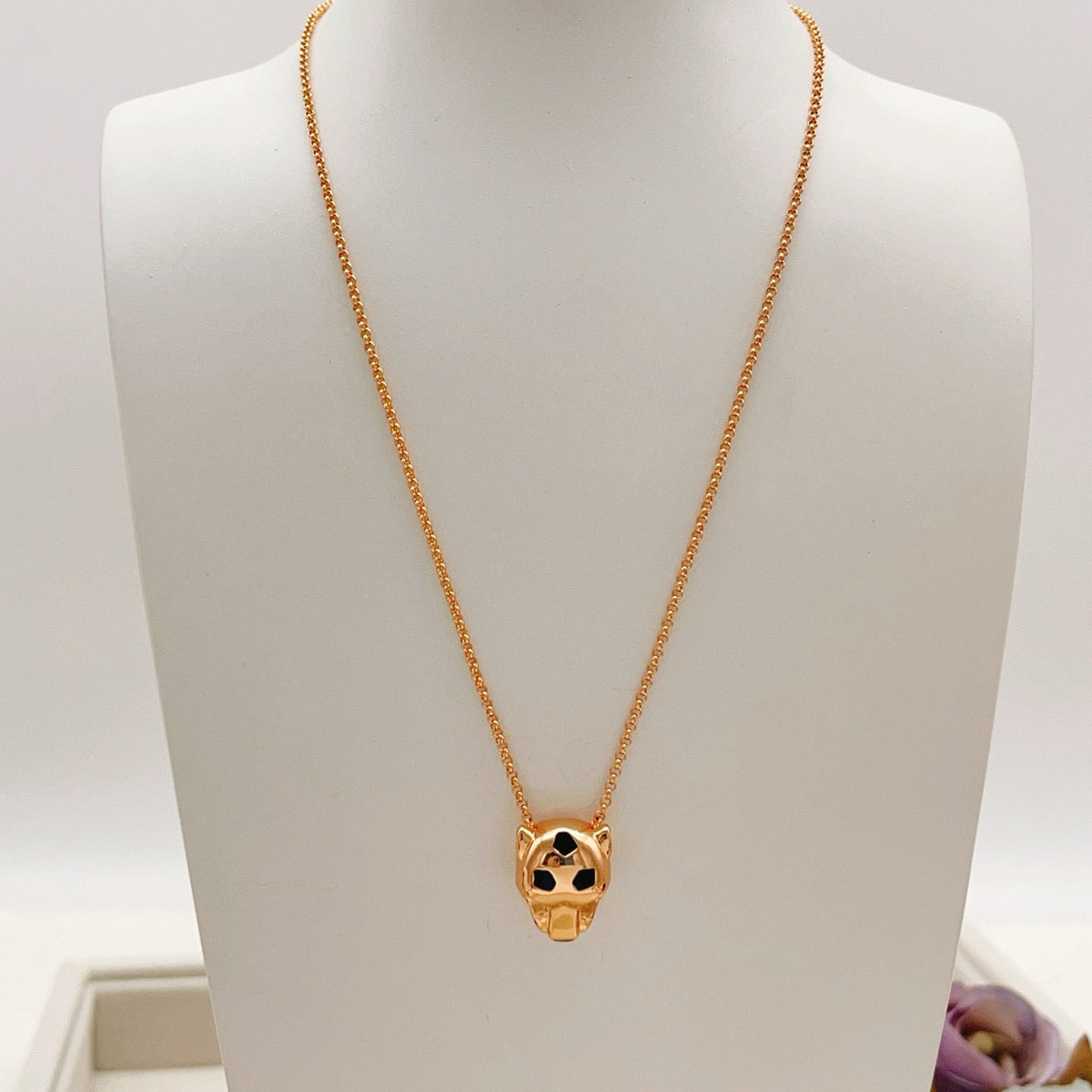 ¡®AuraJewelry¡¯Panthère de Cartier Solid Panther‑Head Necklace,
