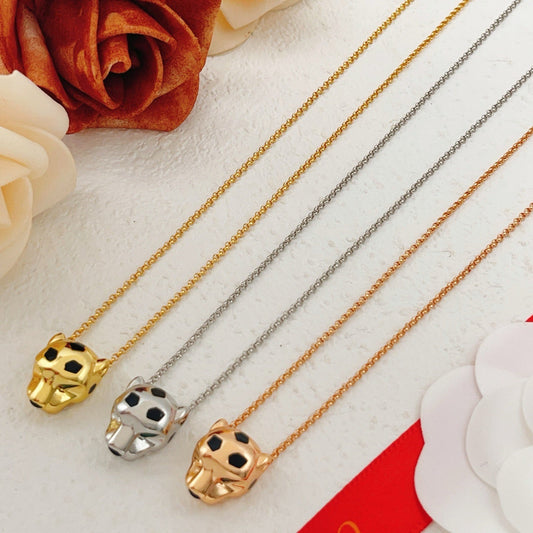 ¡®AuraJewelry¡¯Panthère de Cartier Solid Panther‑Head Necklace,