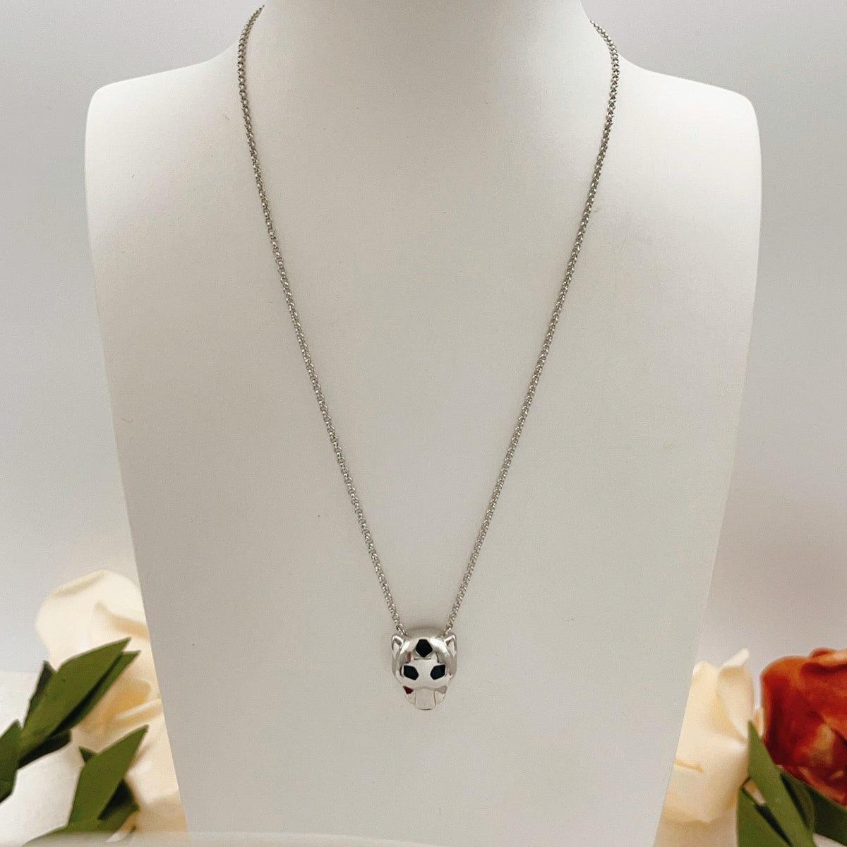 ¡®AuraJewelry¡¯Panthère de Cartier Solid Panther‑Head Necklace,