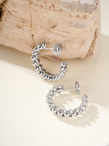¡®AuraJewelry¡¯Clash‑de  Spiked Diamond Earrings