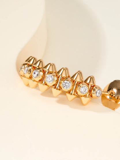 ¡®AuraJewelry¡¯Clash‑de  Spiked Diamond Earrings