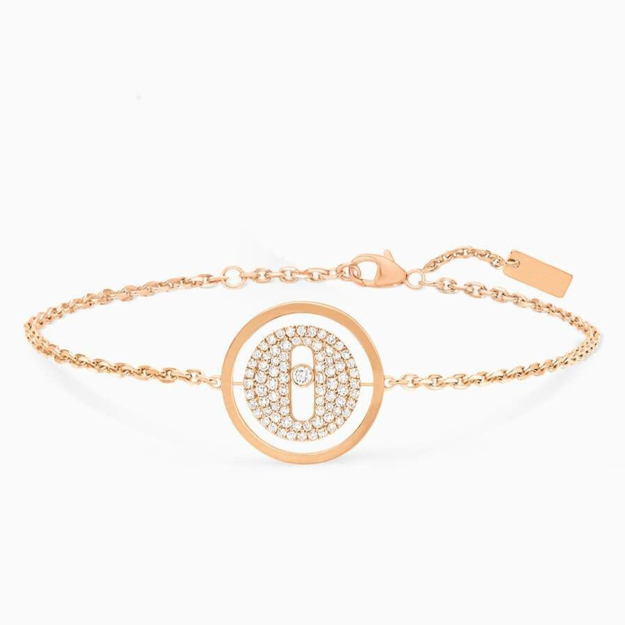[Aura Jewels]LUCKY MOVE DIAMOND PAVED BRACELET