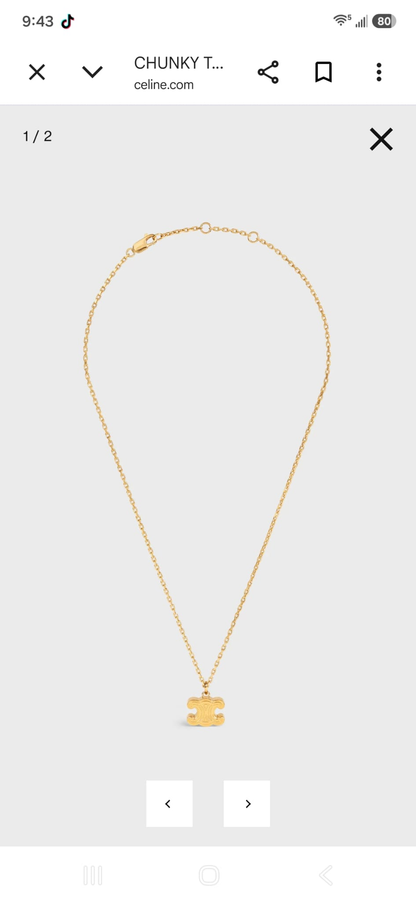 [Aura Jewelry] Arc de Triomphe Necklace