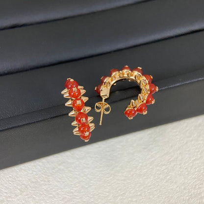 ¡®Aura Jewelry¡¯Color Gemstone Stud Earrings