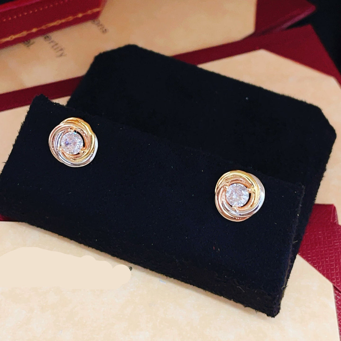 ¡®Aura Jewelry¡¯Pave Stud Earrings