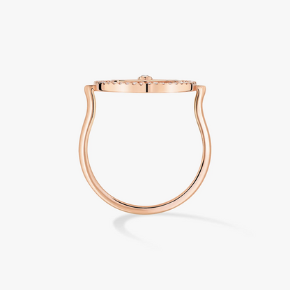 [Aura Jewels]LUCKY MOVE PINK GOLD DIAMOND RING
