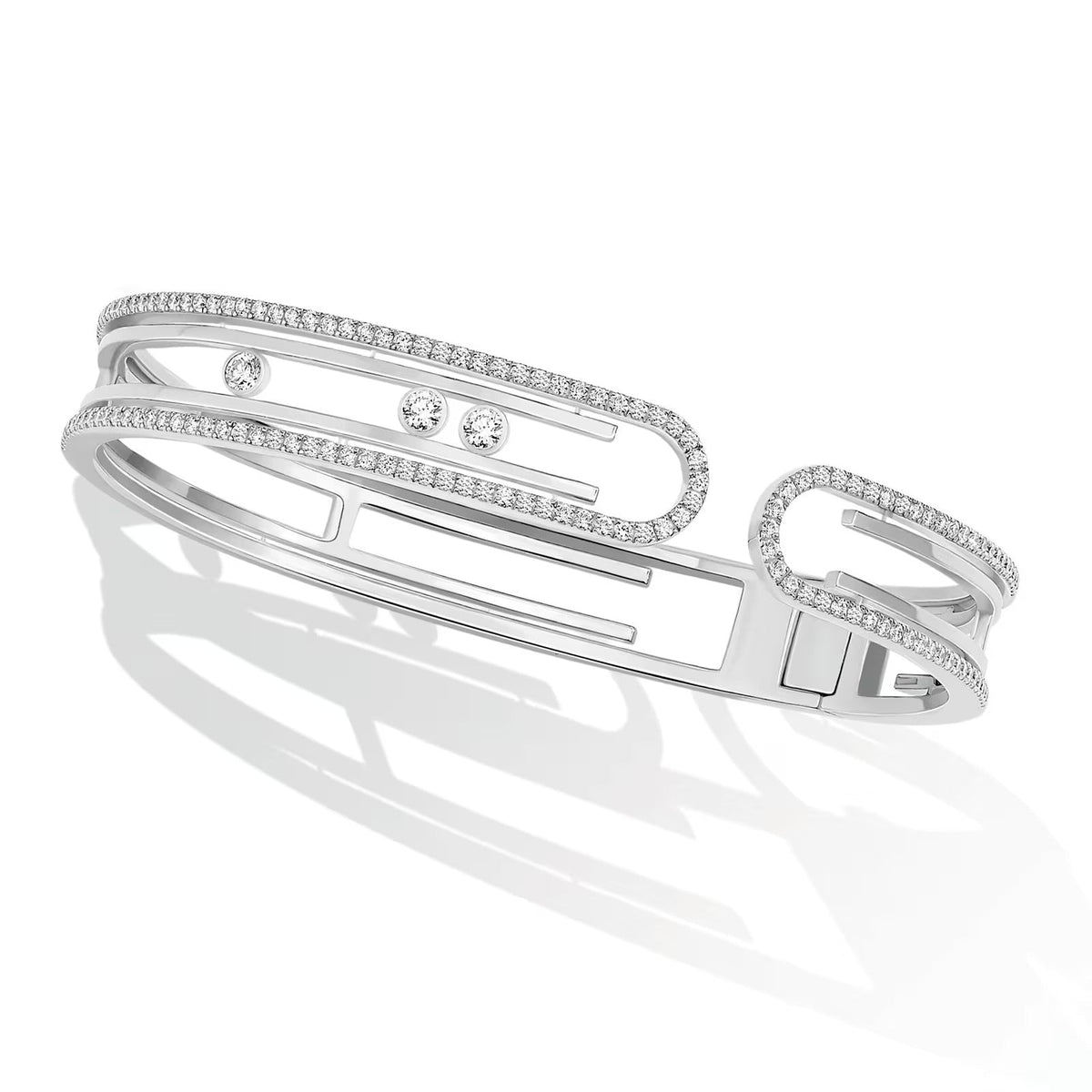 [Aura Jewels]MOVE 10TH PAVED DIAMOND BRACELET