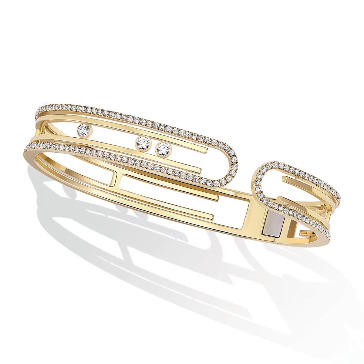 [Aura Jewels]MOVE 10TH PAVED DIAMOND BRACELET