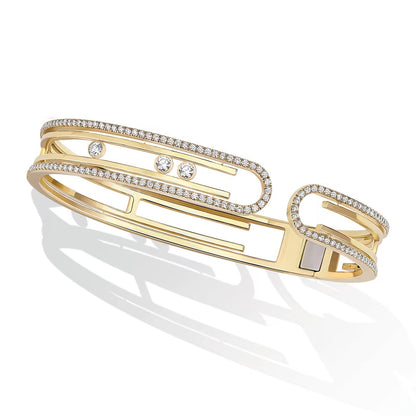 [Aura Jewels]MOVE 10TH PAVED DIAMOND BRACELET