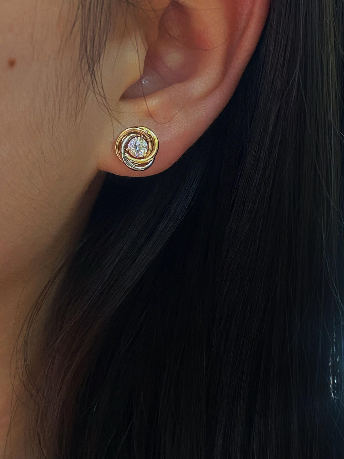 ¡®Aura Jewelry¡¯Pave Stud Earrings