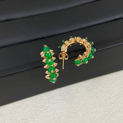¡®Aura Jewelry¡¯Color Gemstone Stud Earrings