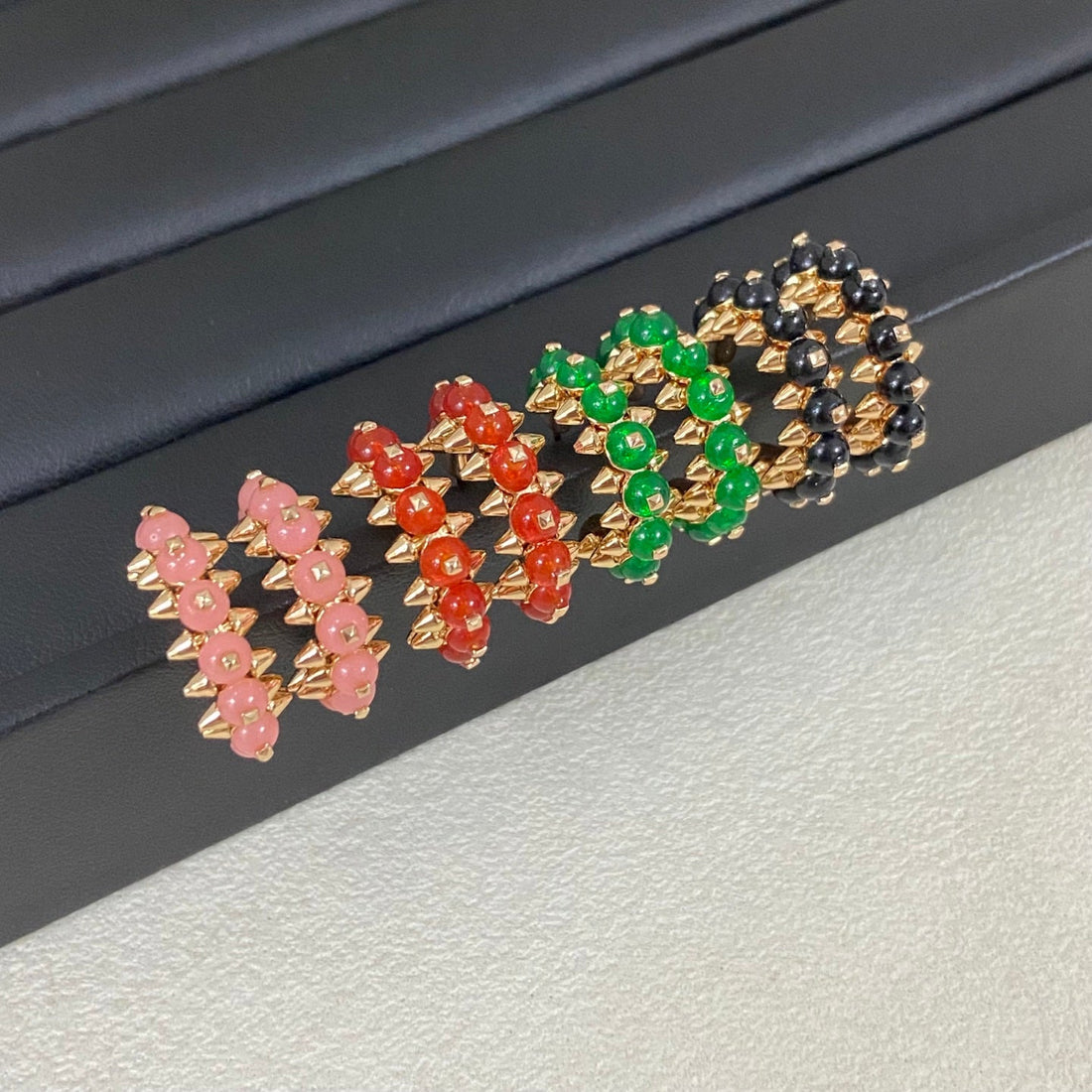 ¡®Aura Jewelry¡¯Color Gemstone Stud Earrings