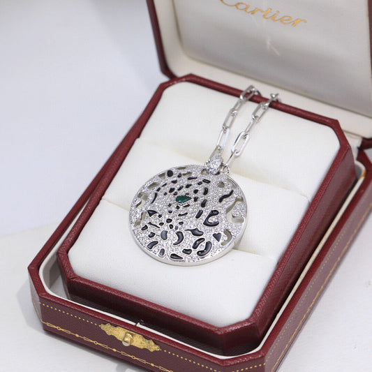 ¡®Aura Jewelry¡¯Openwork Round Pendant Necklace