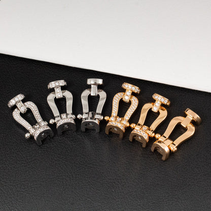 ¡®Lume Jewelry¡¯FORCE LARGE HORSESHOE HALF DIAMOND BRACELET GOLD
