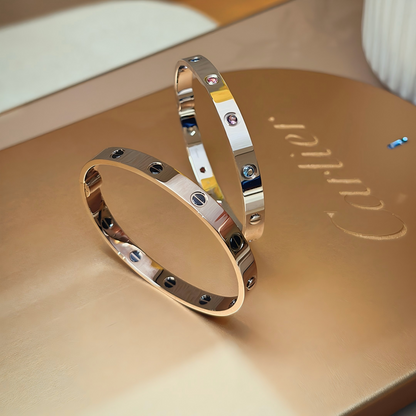 [Aura Jewels]2026 RAINBOW LOVE BRACELET 6.1MM  10 DIAMONDS