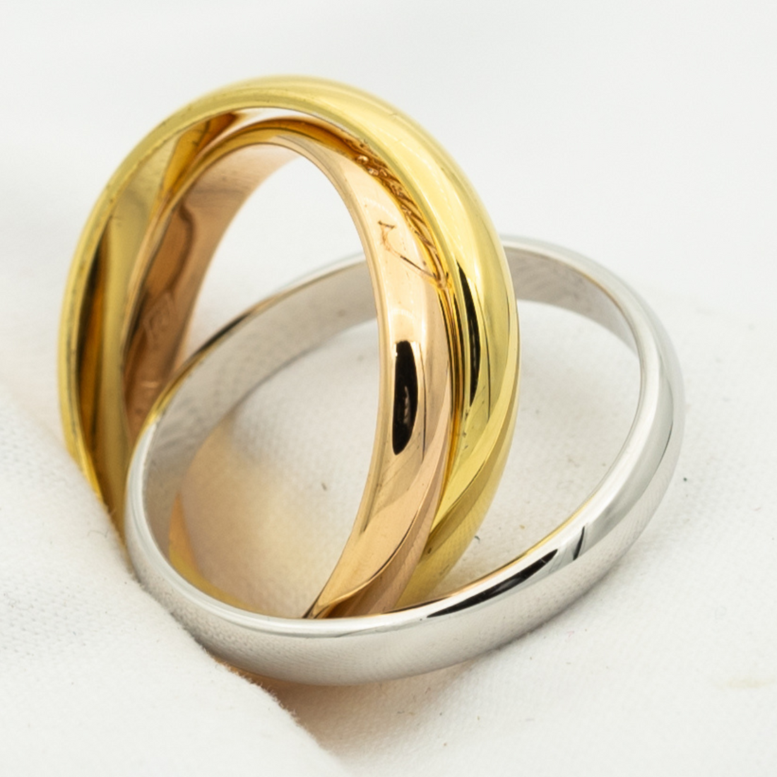 [Aura Jewelry]TRINITY RING GOLD PINK GOLD SILVER