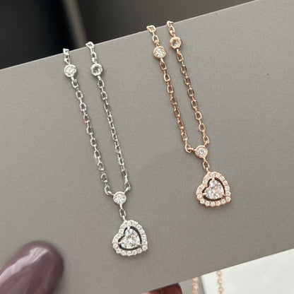 [Aura Jewels]JOY HEART DIAMOND NECKLACE