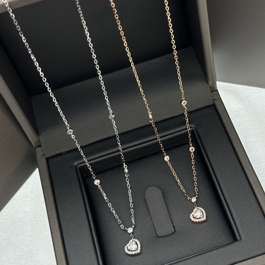 [Aura Jewels]JOY HEART DIAMOND NECKLACE