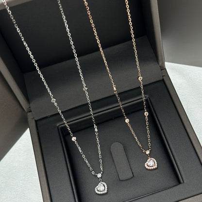 [Aura Jewels]JOY HEART DIAMOND NECKLACE
