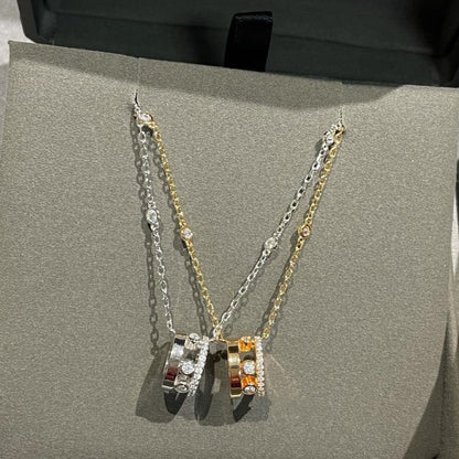[Aura Jewels]CHAIN MOVE ROMANE PEDAND NECKLACE