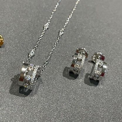 [Aura Jewels]CHAIN MOVE ROMANE PEDAND NECKLACE