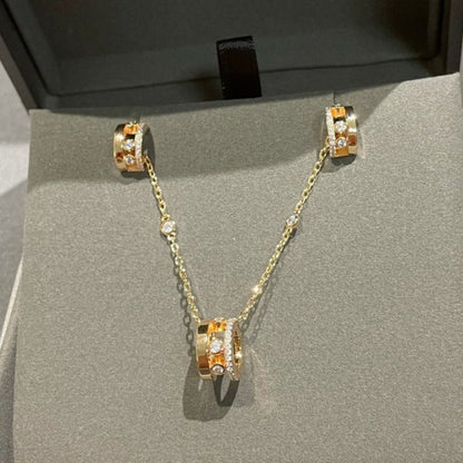 [Aura Jewels]CHAIN MOVE ROMANE PEDAND NECKLACE