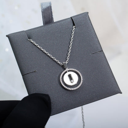 [Aura Jewels]LUCKY MOVE PM NECKLACE SILVER DIAMOND