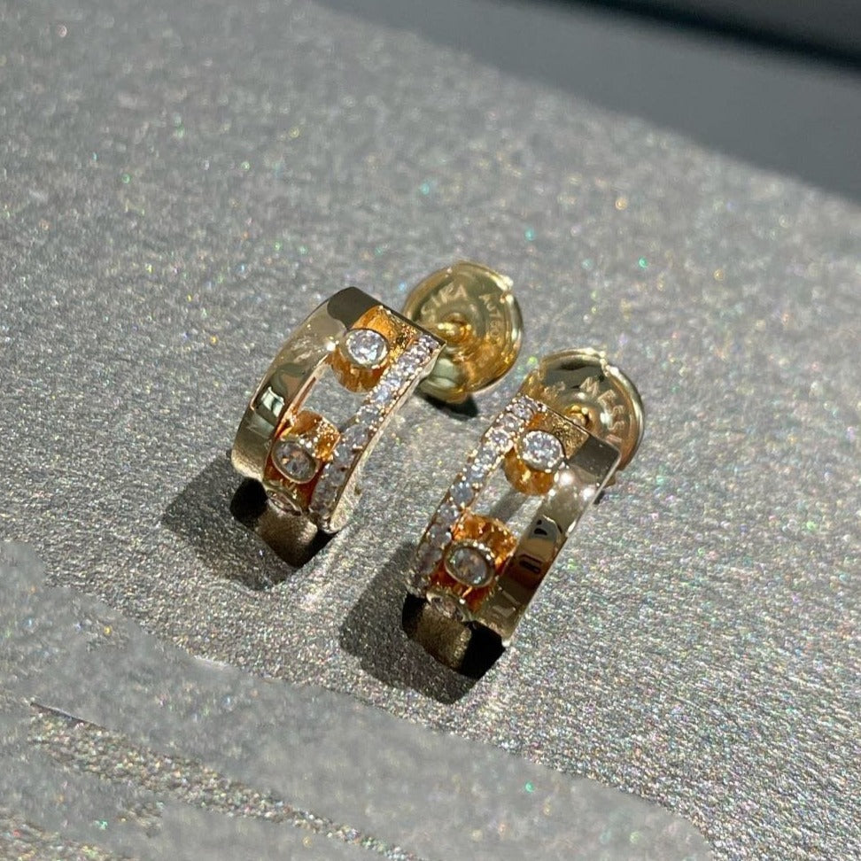 [Aura Jewels]MOVE ROMANE EARRINGS DIAMOND
