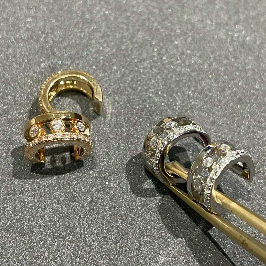 [Aura Jewels]MOVE ROMANE EARRINGS DIAMOND