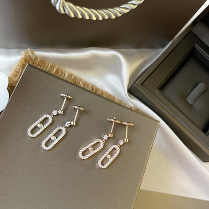 [Aura Jewels]DORMEUSES MOVE UNO DIAMOND EARRINGS