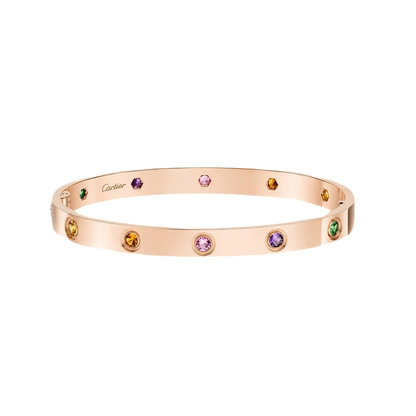 [Aura Jewels]2026 RAINBOW LOVE BRACELET 6.1MM  10 DIAMONDS