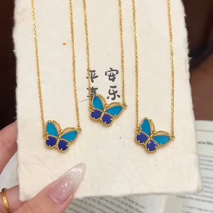 [Aura Jewels] 2026 NEW LUCKY BUTTERFLY 1 MOTIFS NECKLACE