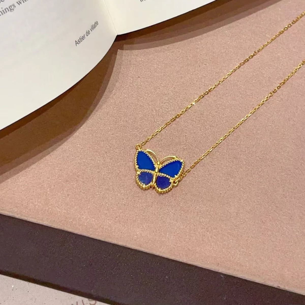 [Aura Jewels] 2026 NEW LUCKY BUTTERFLY 1 MOTIFS NECKLACE