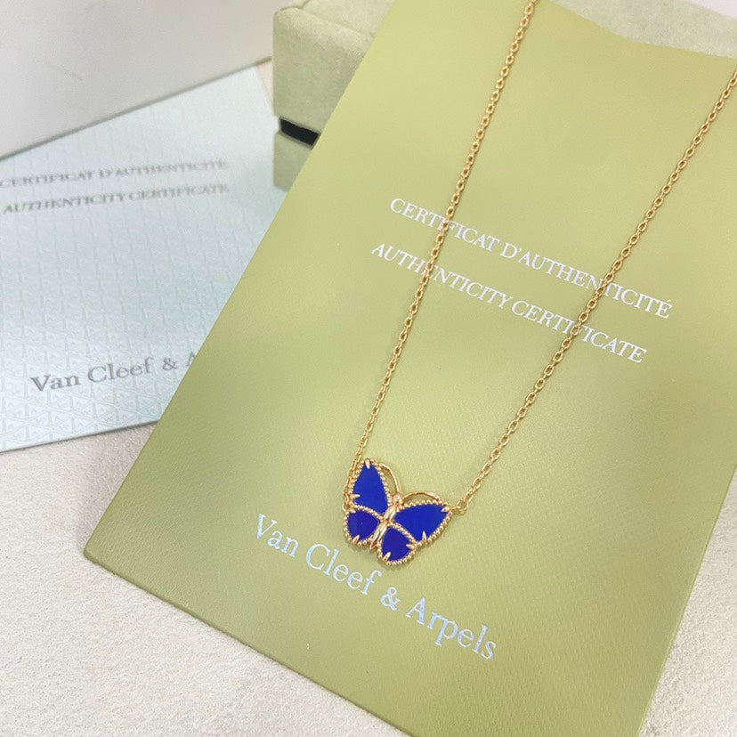 [Aura Jewels] 2026 NEW LUCKY BUTTERFLY 1 MOTIFS NECKLACE