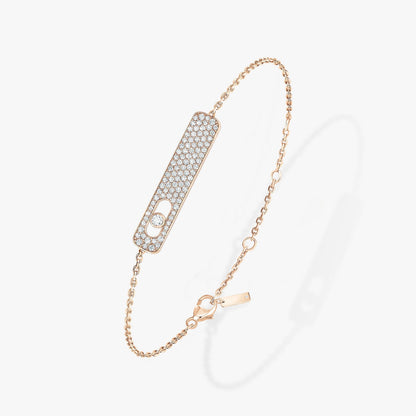 [Aura Jewels]MOVE CLASSIQUE DIAMOND PAVED BRACELET(Adjustable)