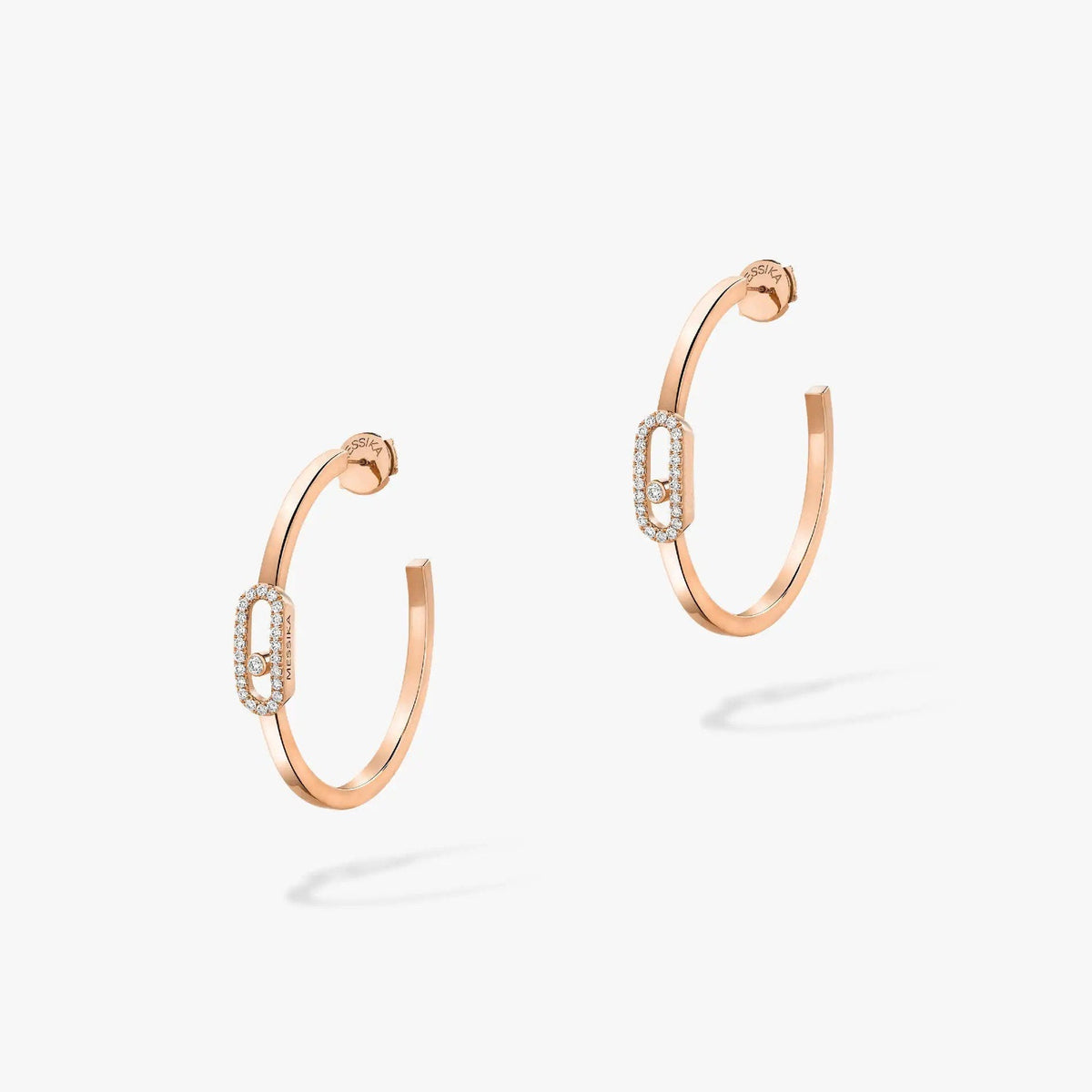 [Aura Jewels]CREOLES MOVE UNO PM DIAMOND EARRINGS