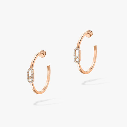 [Aura Jewels]CREOLES MOVE UNO PM DIAMOND EARRINGS