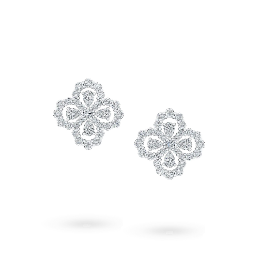 ¡®Aura Jewels¡¯LOOP EARRINGS FULL MOTIF DIAMOND 16MM