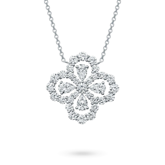 ¡®Aura Jewels¡¯LOOP NECKLACE FULL MOTIF DIAMOND 16MM MULTIPLE COLORS
