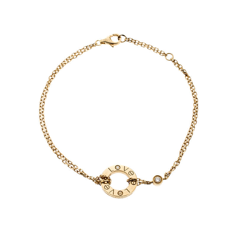 ¡®Aura Jewelry¡¯LOVE BRACELET 2 DIAMOND