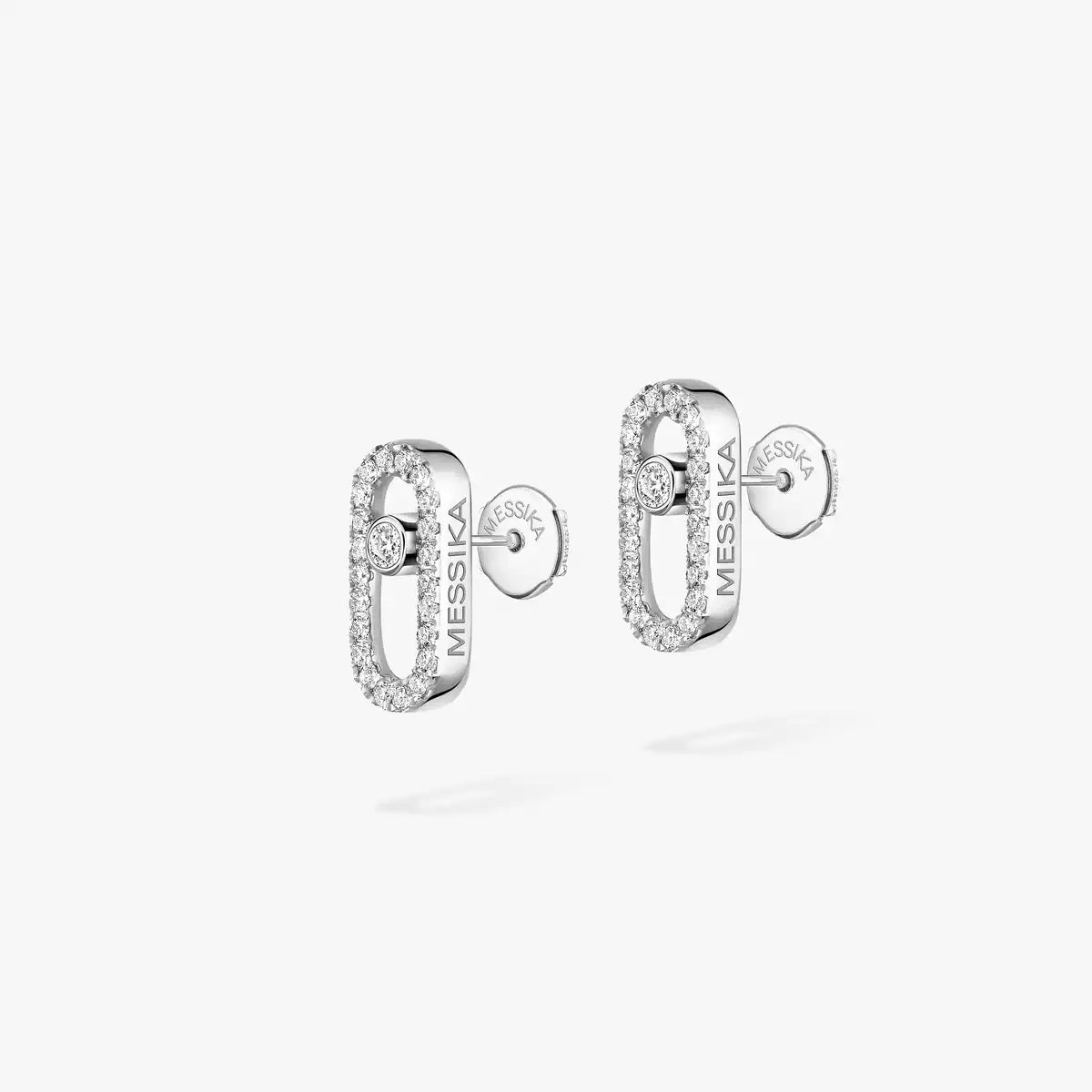 [Aura Jewels]Move Uno Diamond Earrings