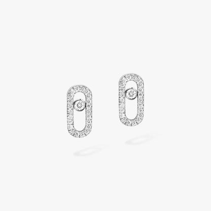 [Aura Jewels]Move Uno Diamond Earrings