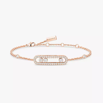 [Aura Jewels]Pavé Baby Move Diamond Bracelet