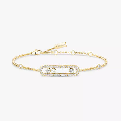 [Aura Jewels]Pavé Baby Move Diamond Bracelet