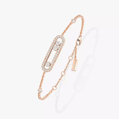 [Aura Jewels]Pavé Baby Move Diamond Bracelet